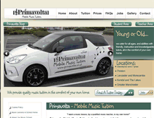 Tablet Screenshot of primavolta.co.uk